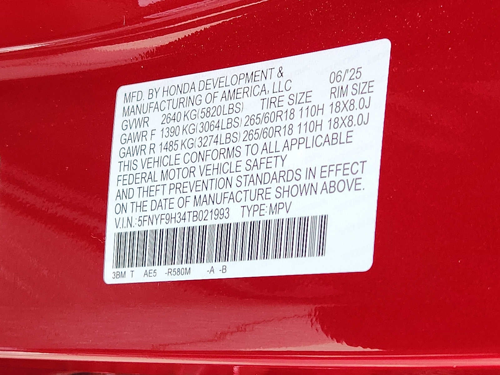 2026 Honda Passport RTL