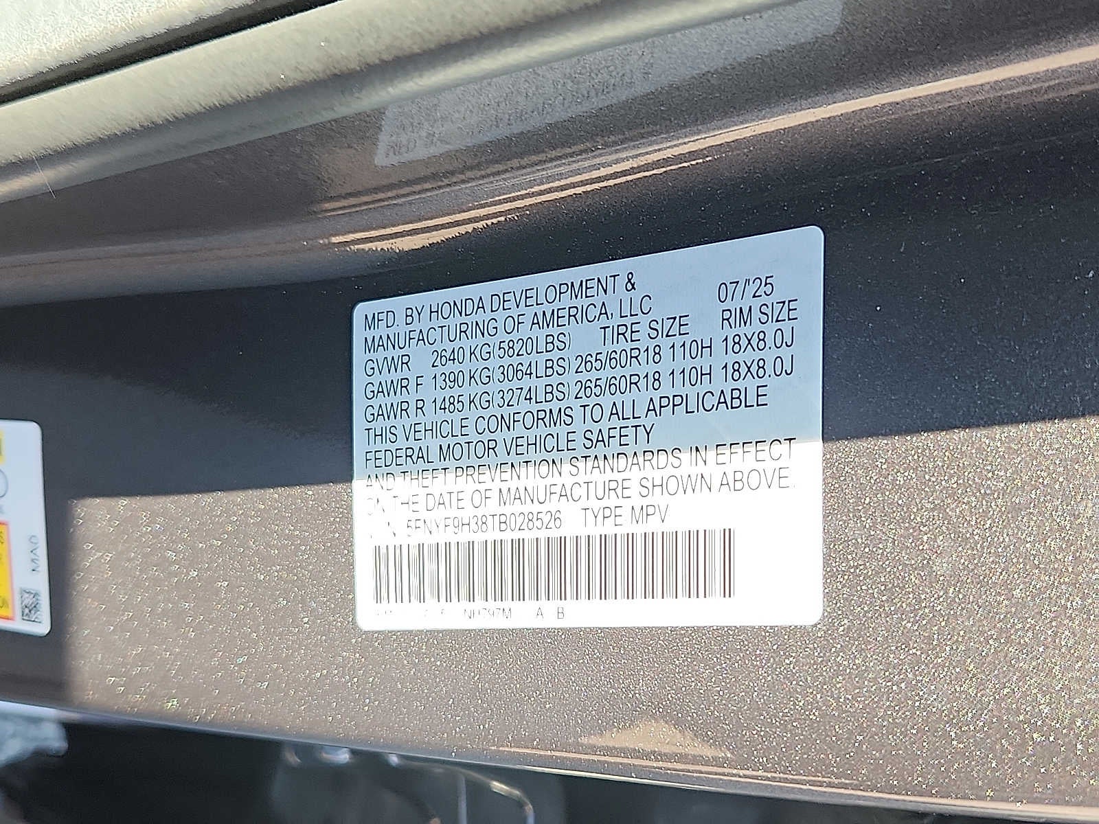 2026 Honda Passport RTL Blackout