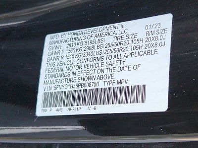 2023 Honda Pilot Sport