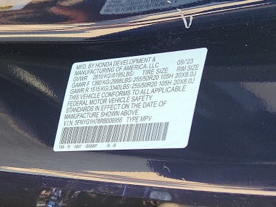 2024 Honda Pilot Touring