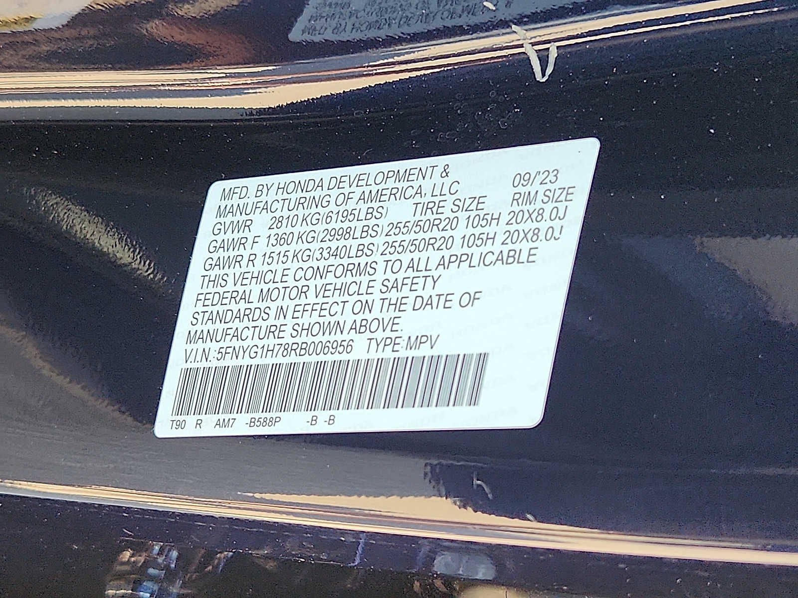 2024 Honda Pilot Touring