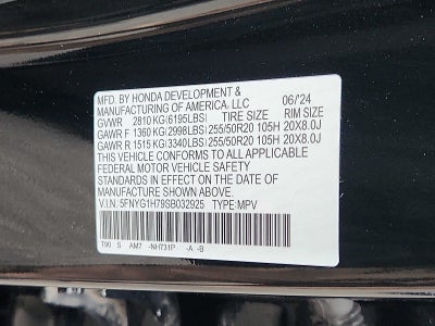 2025 Honda Pilot Touring