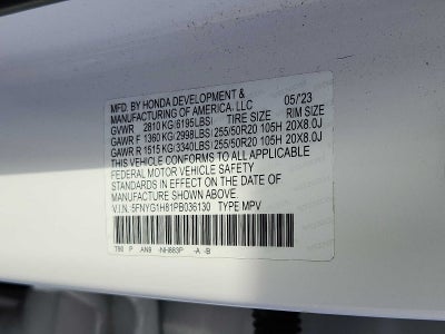 2023 Honda Pilot Elite