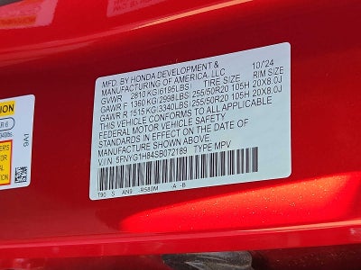 2025 Honda Pilot Elite
