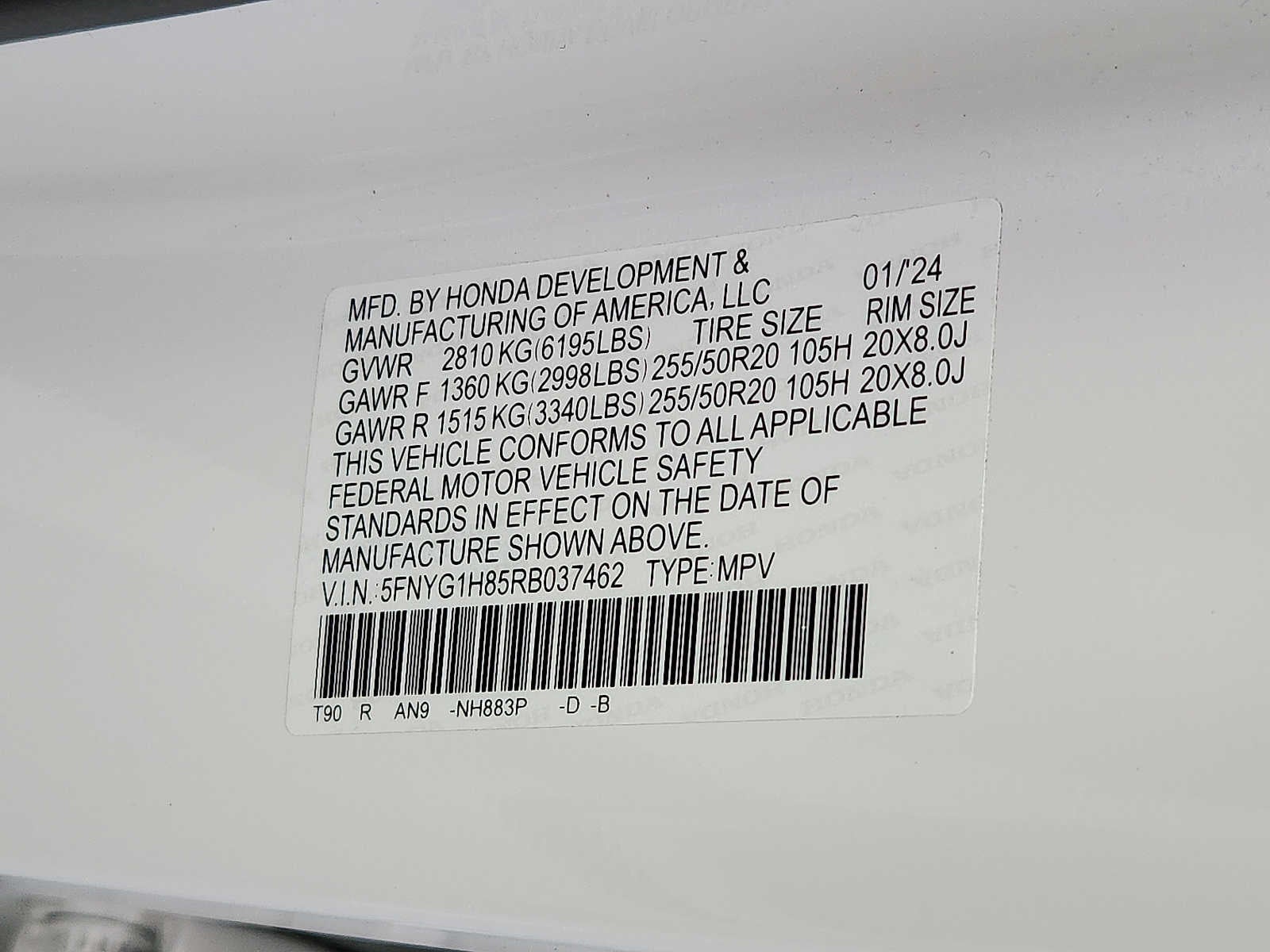 2024 Honda Pilot Elite