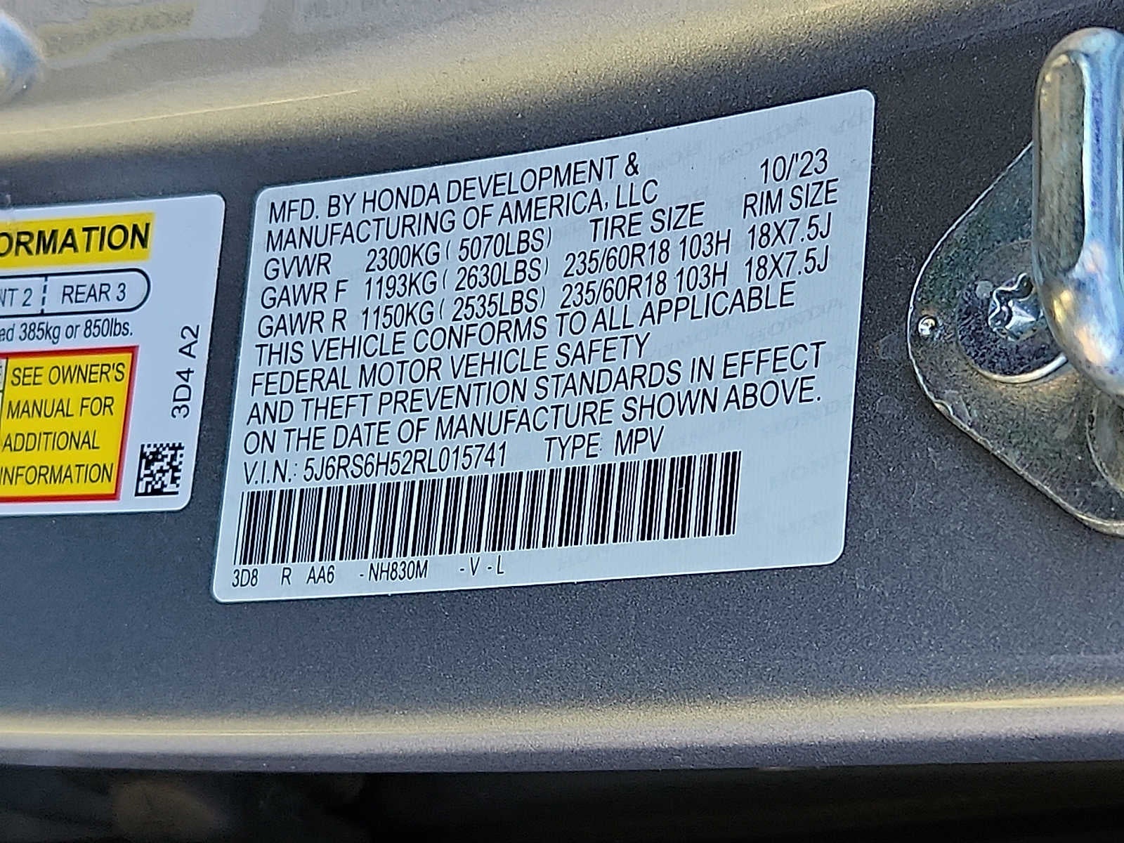 2024 Honda CR-V Hybrid Sport