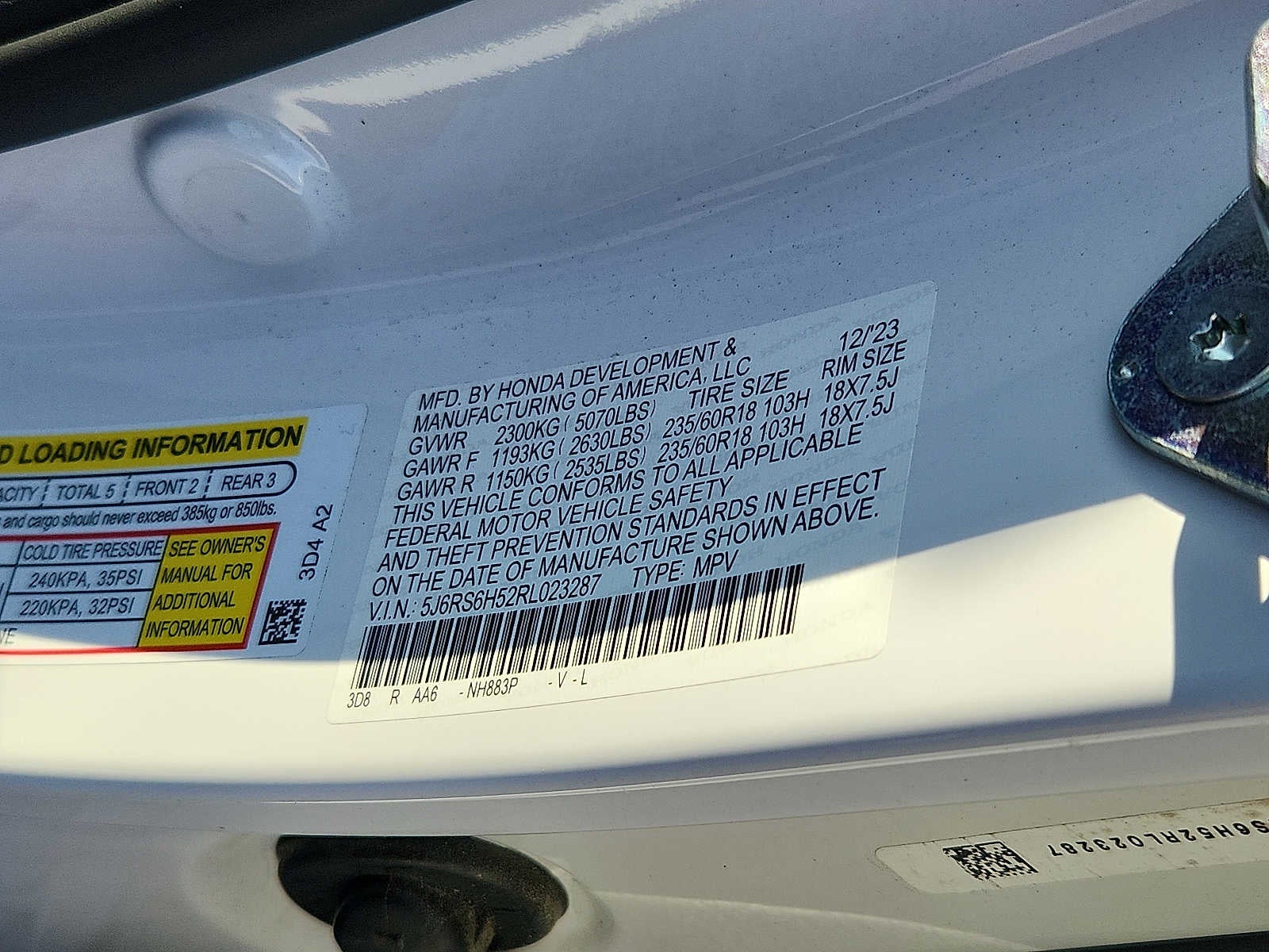 2024 Honda CR-V Hybrid Sport