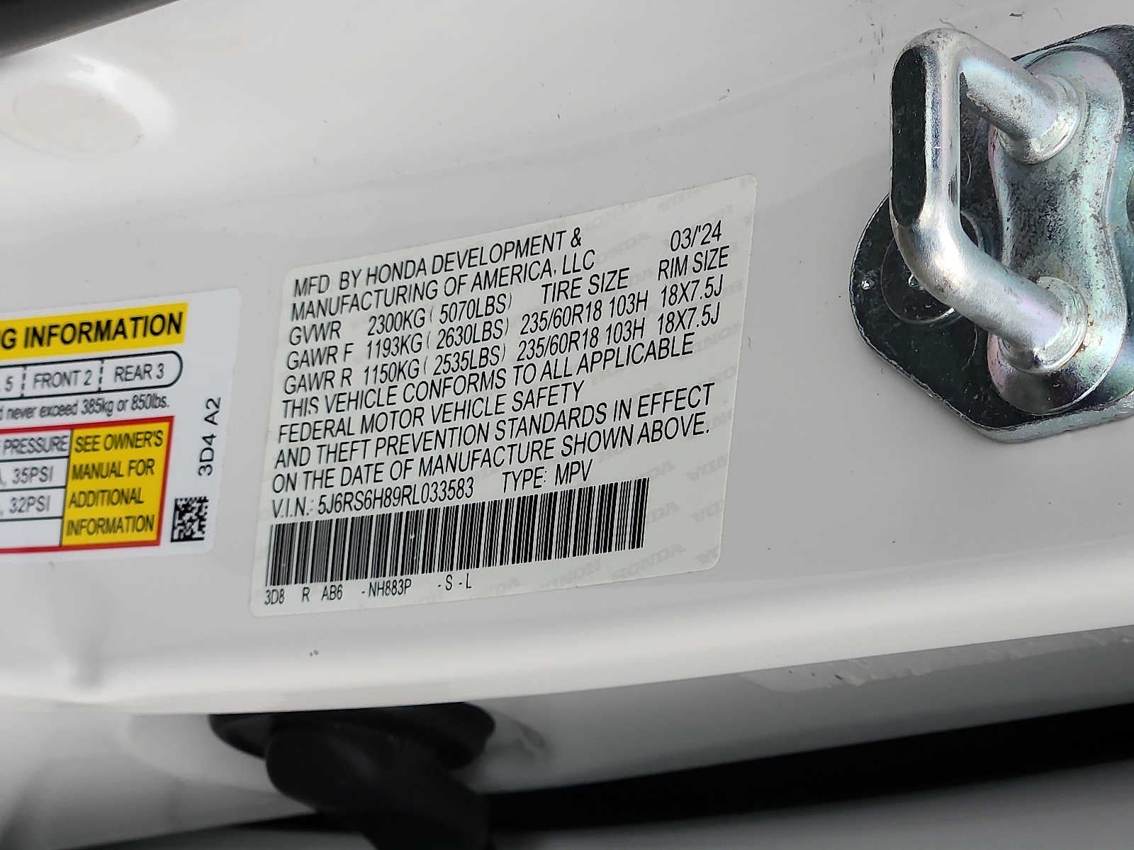2024 Honda CR-V Hybrid Sport-L