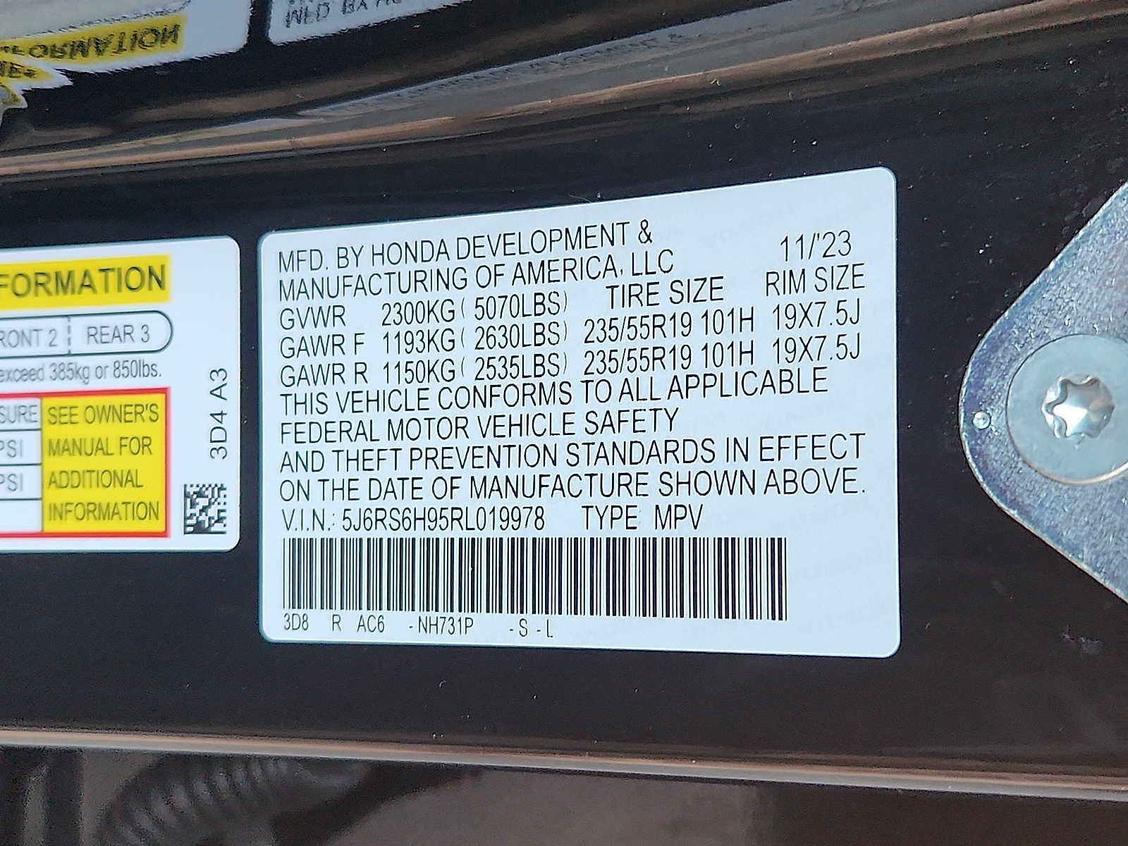 2024 Honda CR-V Hybrid Sport Touring