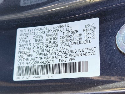 2023 Honda CR-V Hybrid Sport