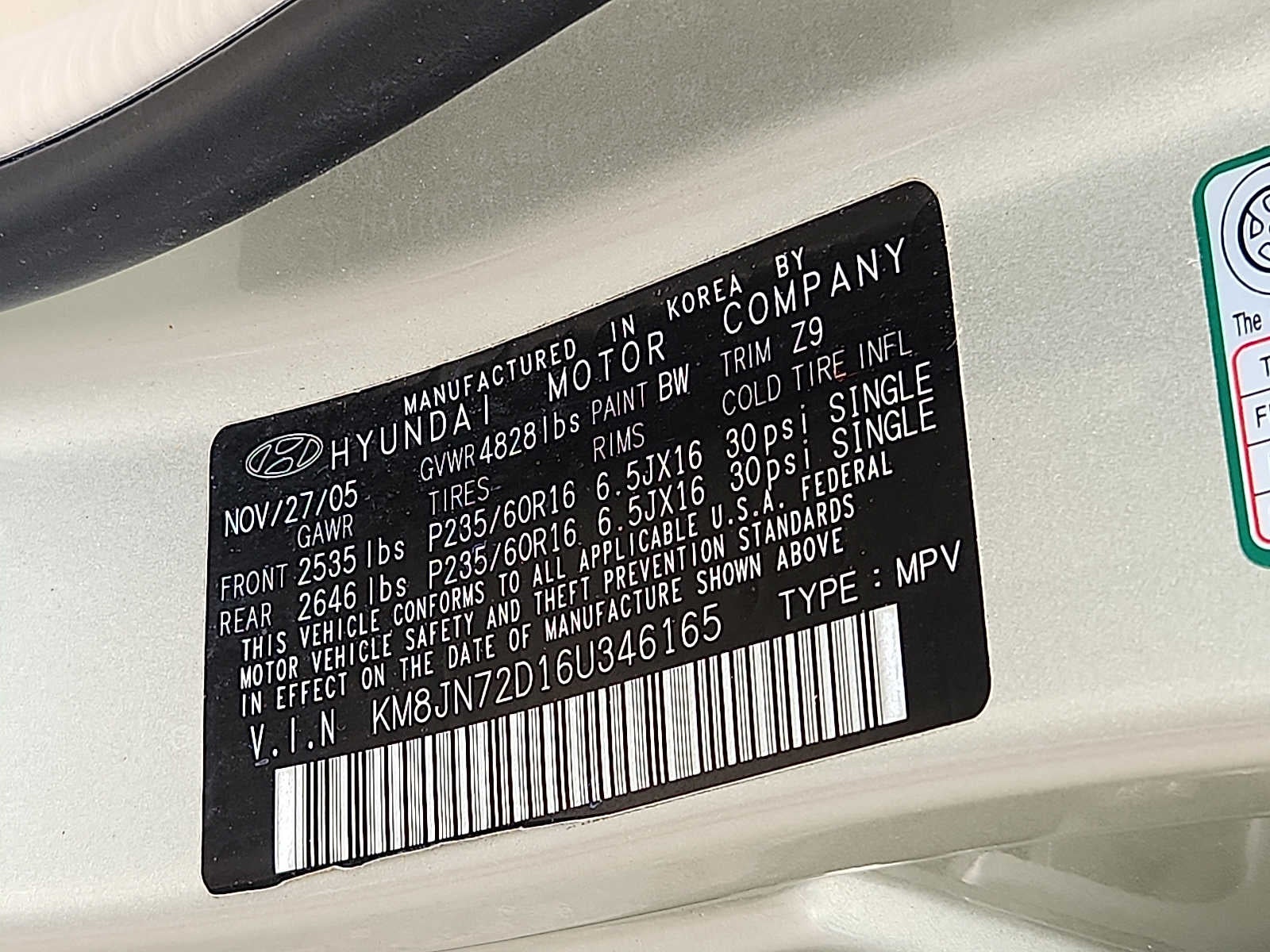 2006 Hyundai Tucson GLS