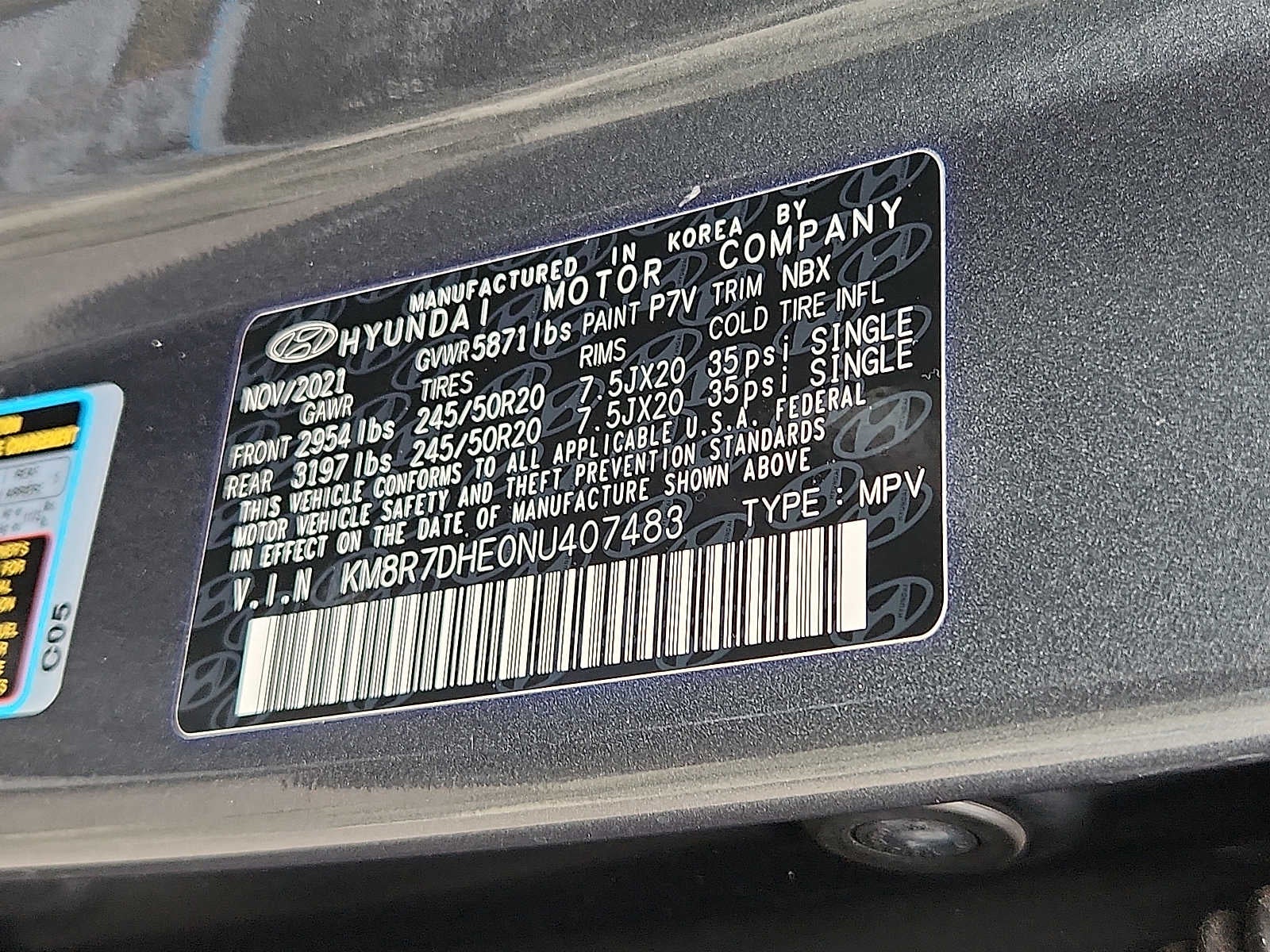 2022 Hyundai Palisade Calligraphy