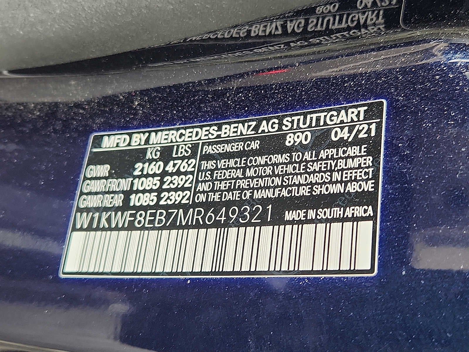 2021 Mercedes-Benz C-Class C 300