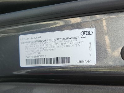 2021 Audi A6 Premium Plus