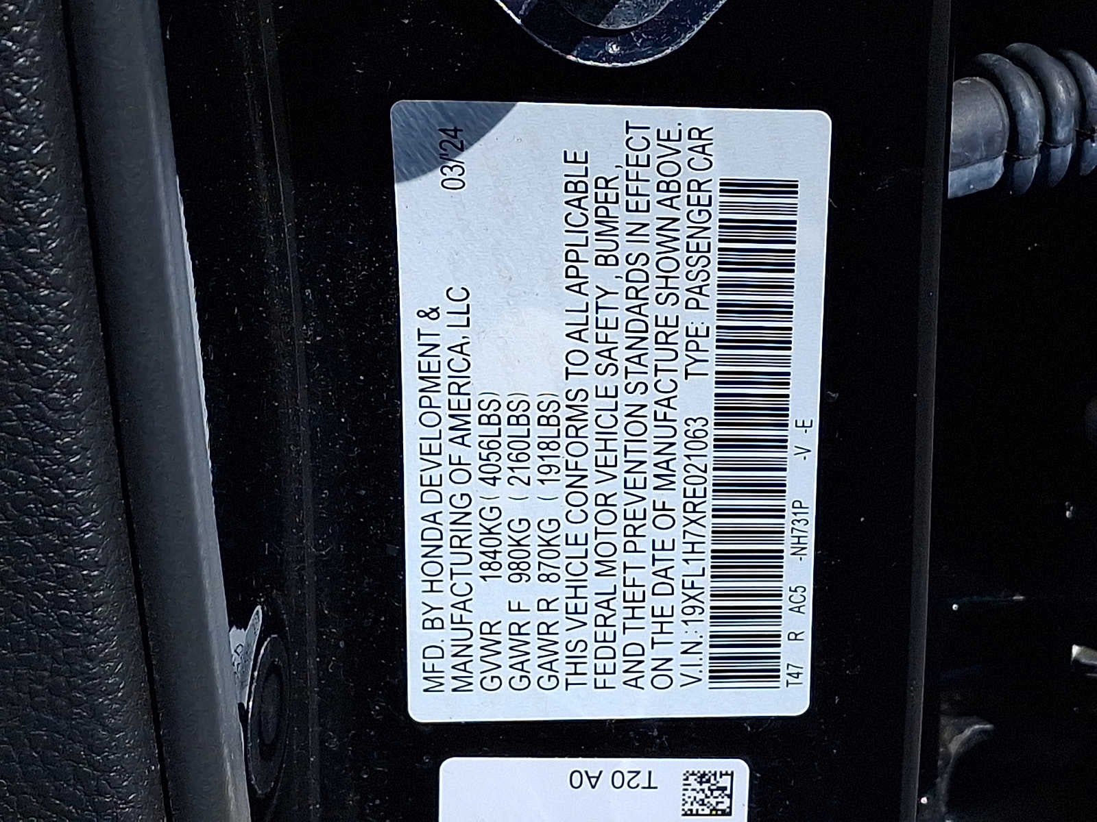 2024 Honda Civic Hatchback EX-L