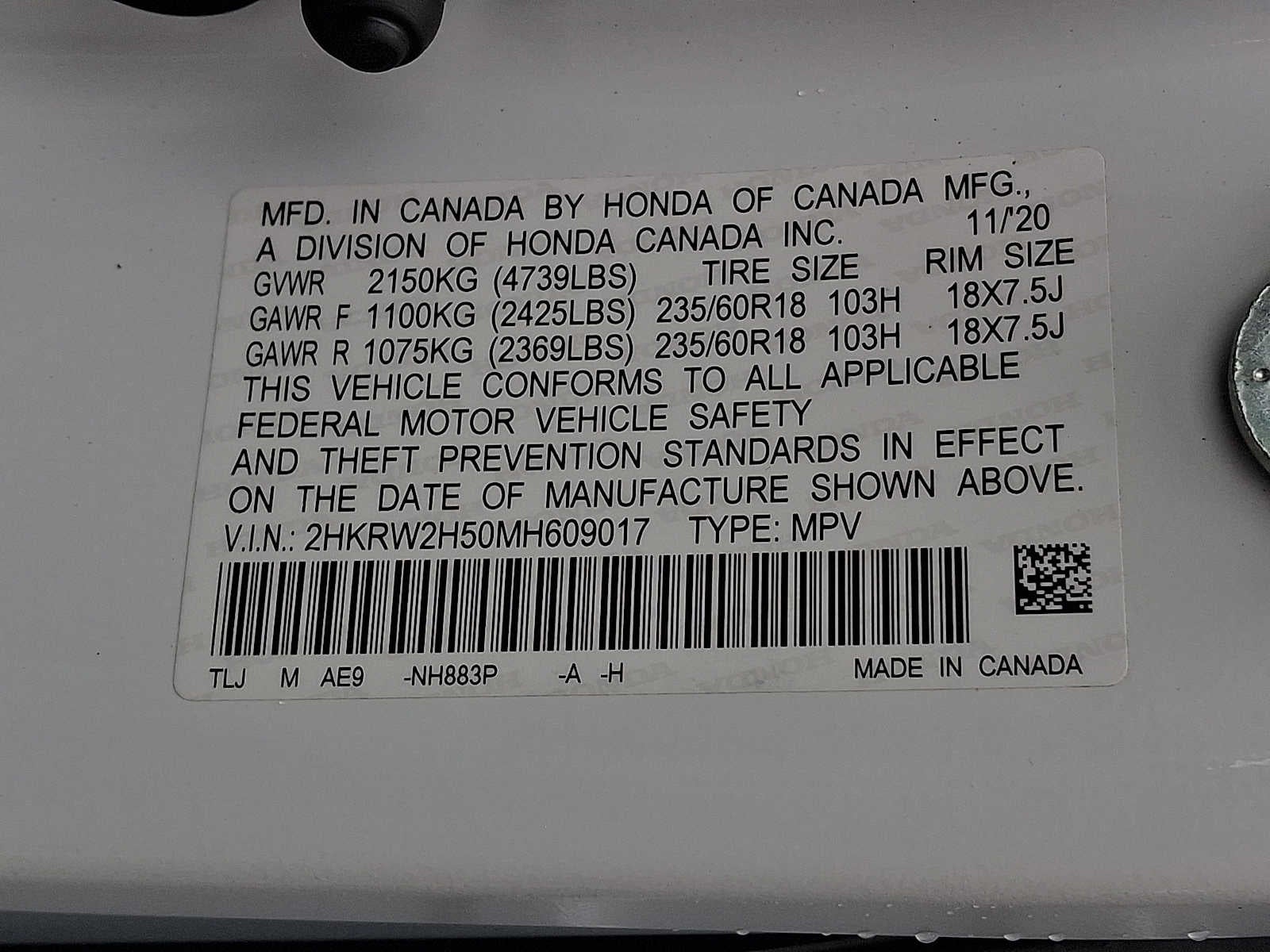 2021 Honda CR-V EX