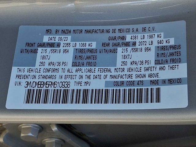 2024 Mazda Mazda CX-30 2.5 S Select Sport