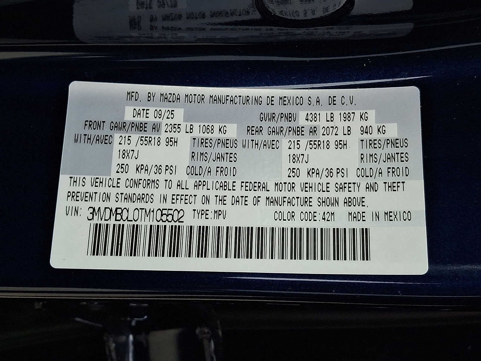 2026 Mazda Mazda CX-30 2.5 S Aire Edition