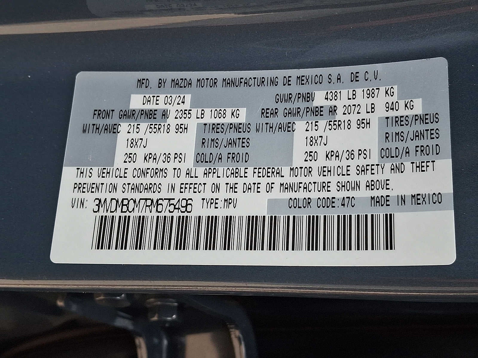 2024 Mazda Mazda CX-30 2.5 S Carbon Edition