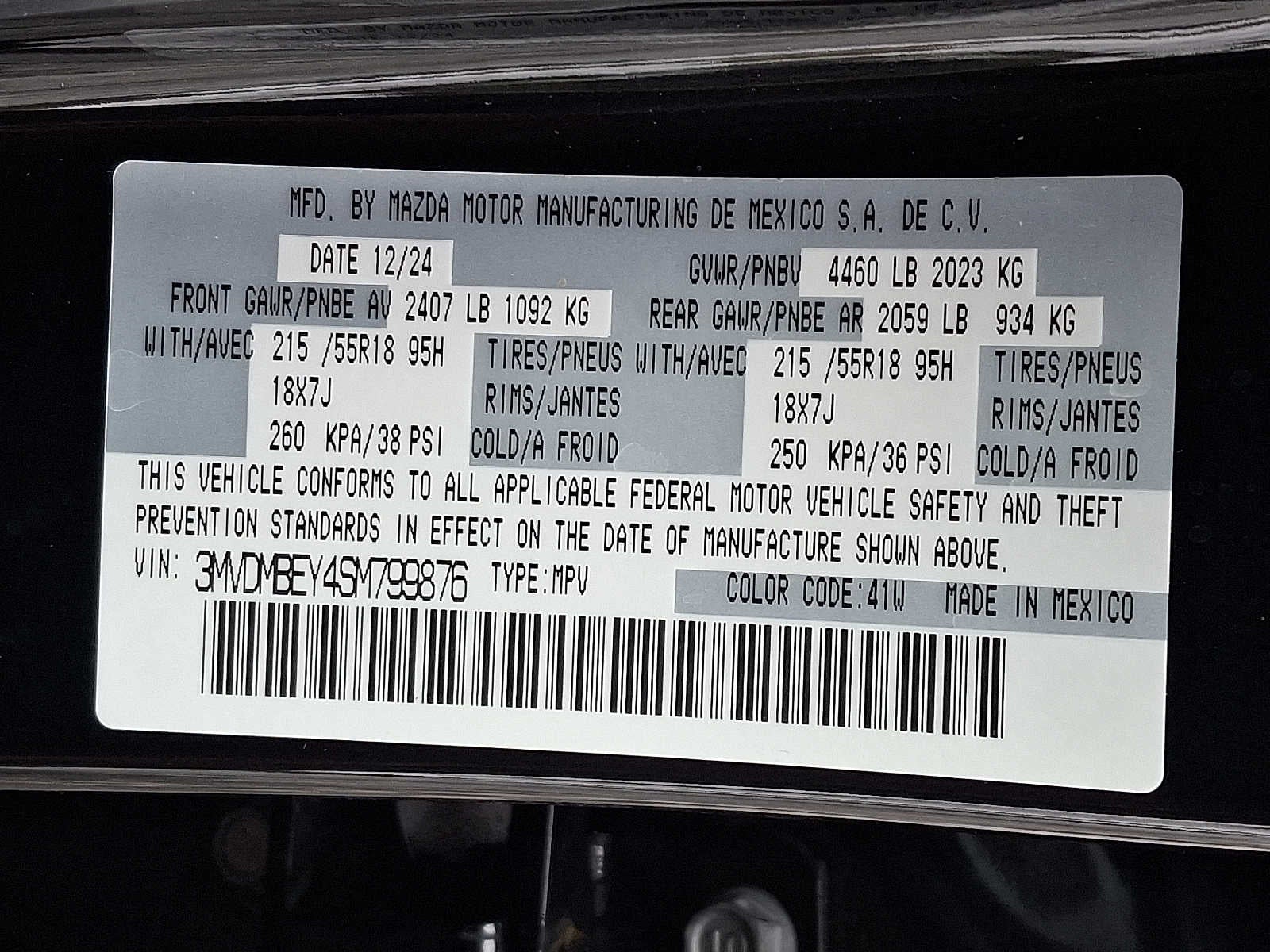 2025 Mazda Mazda CX-30 2.5 Turbo Premium Plus Package