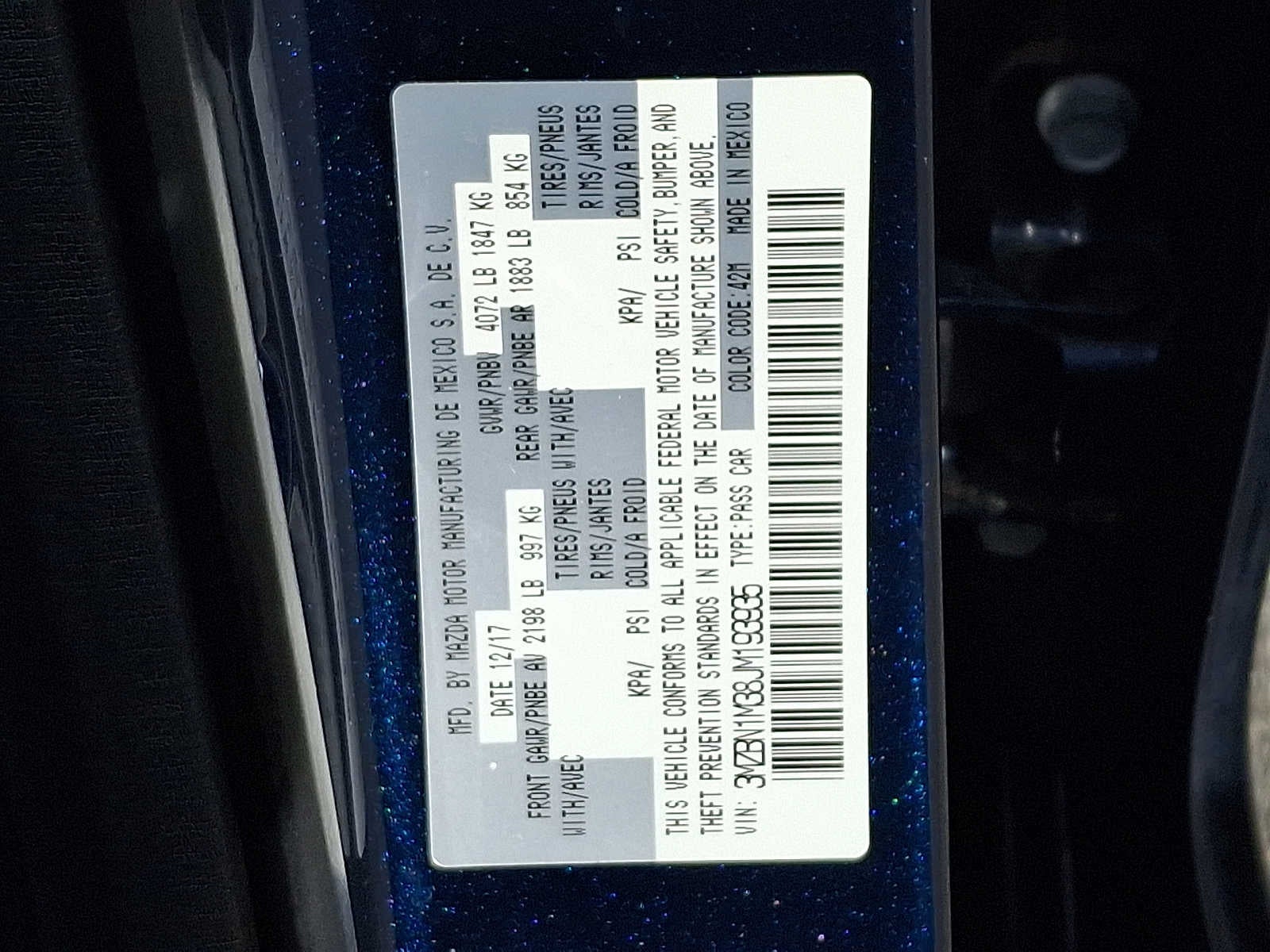 2018 Mazda Mazda3 5-Door Grand Touring