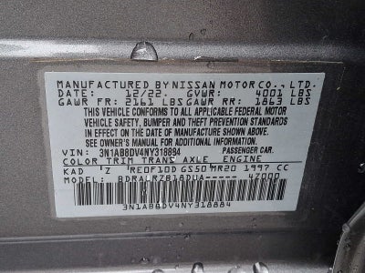 2022 Nissan Sentra SR