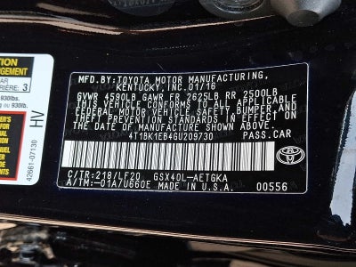 2016 Toyota Avalon XLE Premium