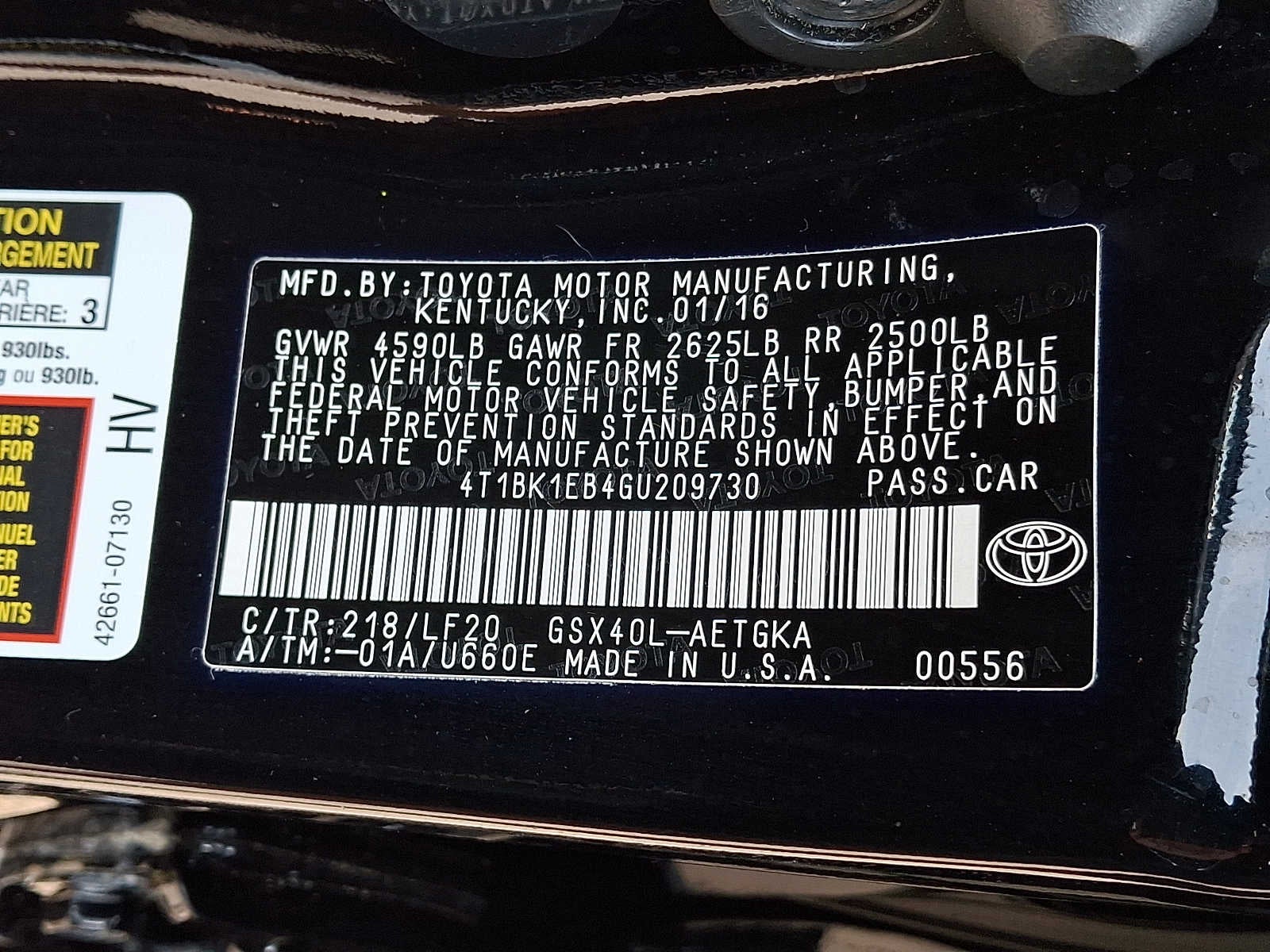 2016 Toyota Avalon XLE Premium
