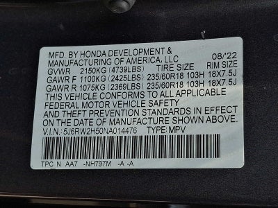 2022 Honda CR-V EX