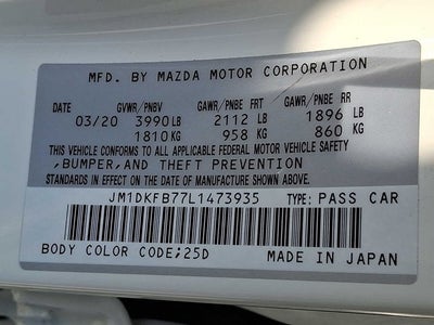 2020 Mazda Mazda CX-3 Sport