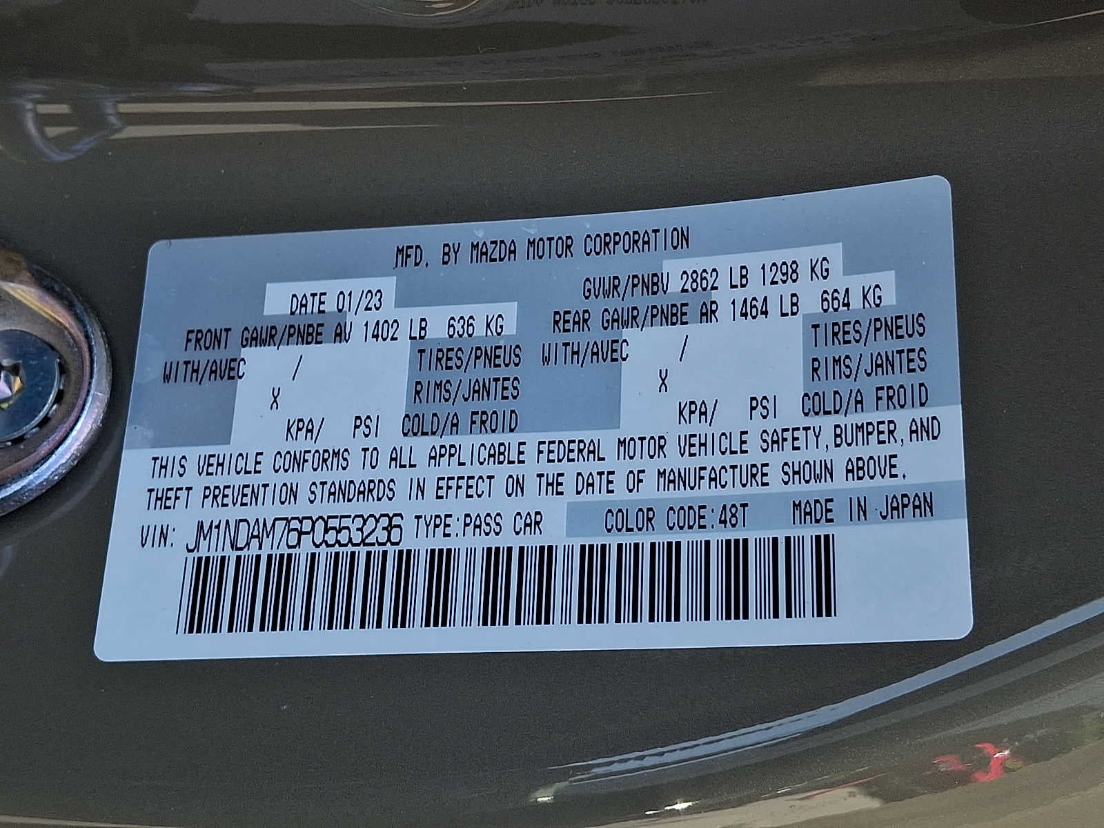 2023 Mazda Mazda MX-5 Miata RF Grand Touring