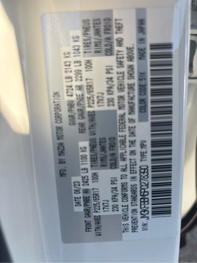 2023 Mazda Mazda CX-5 2.5 S Select Package