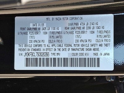 2025 Mazda Mazda CX-5 2.5 S Preferred Package