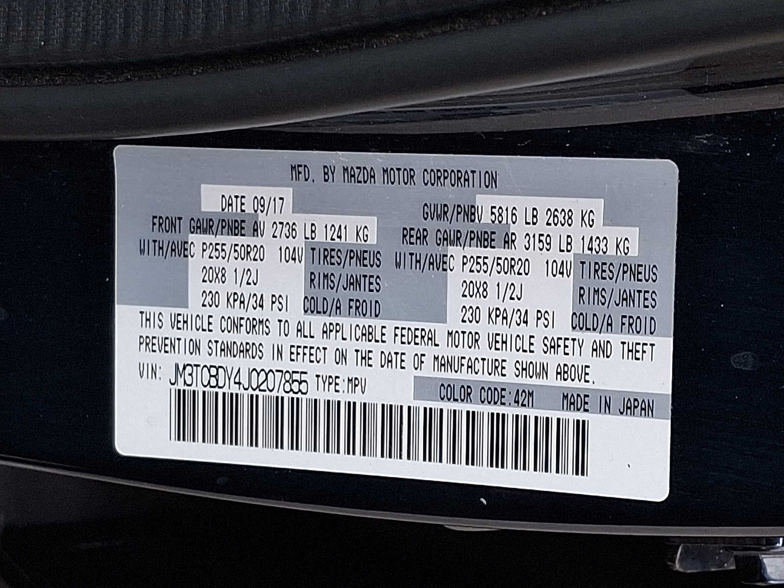 2018 Mazda Mazda CX-9 Grand Touring