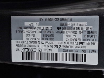 2019 Mazda Mazda CX-9 Grand Touring