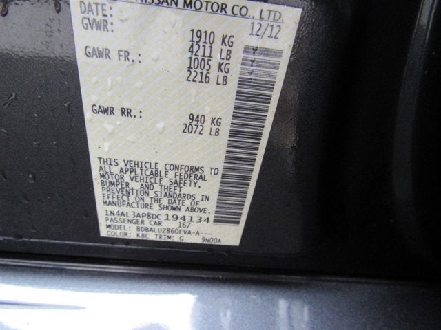 2013 Nissan Altima 2.5 SV