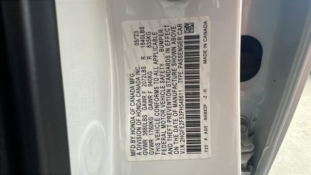 2023 Honda Civic Sedan Sport