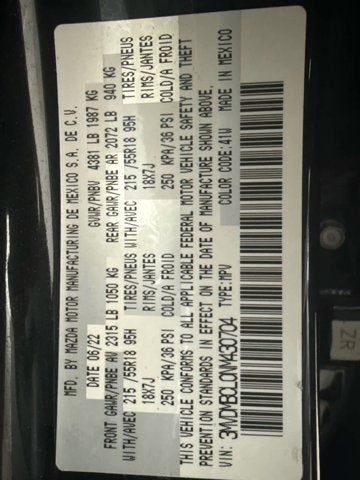 2022 Mazda Mazda CX-30 2.5 S Preferred Package AWD