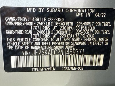 2022 Subaru Forester Premium