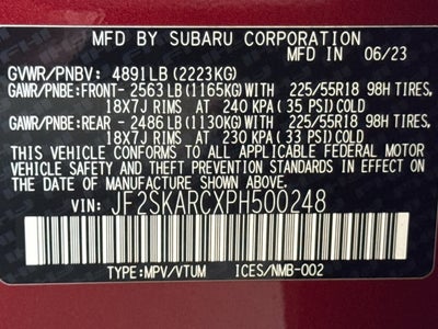 2023 Subaru Forester Touring