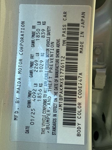 2025 Mazda Mazda3 Hatchback 2.5 S Select Sport Auto FWD