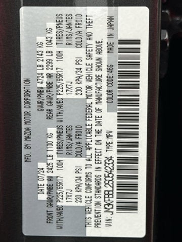 2025 Mazda Mazda CX-5 2.5 S Select Package AWD