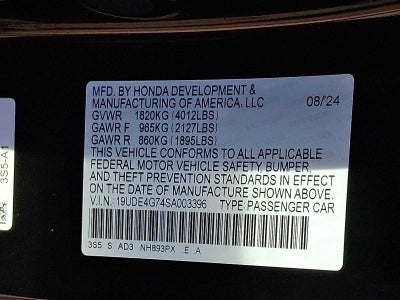 2025 Acura Integra Manual w/A-Spec Technology Package