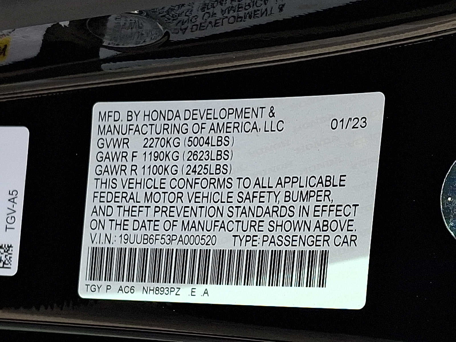 2023 Acura TLX SH-AWD w/A-Spec Package