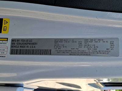 2023 Jeep Wrangler Sport S 4 Door 4x4