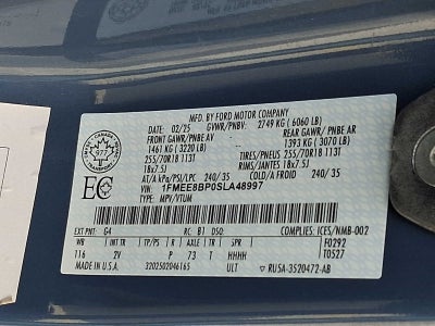 2025 Ford Bronco Outer Banks 4 Door 4x4