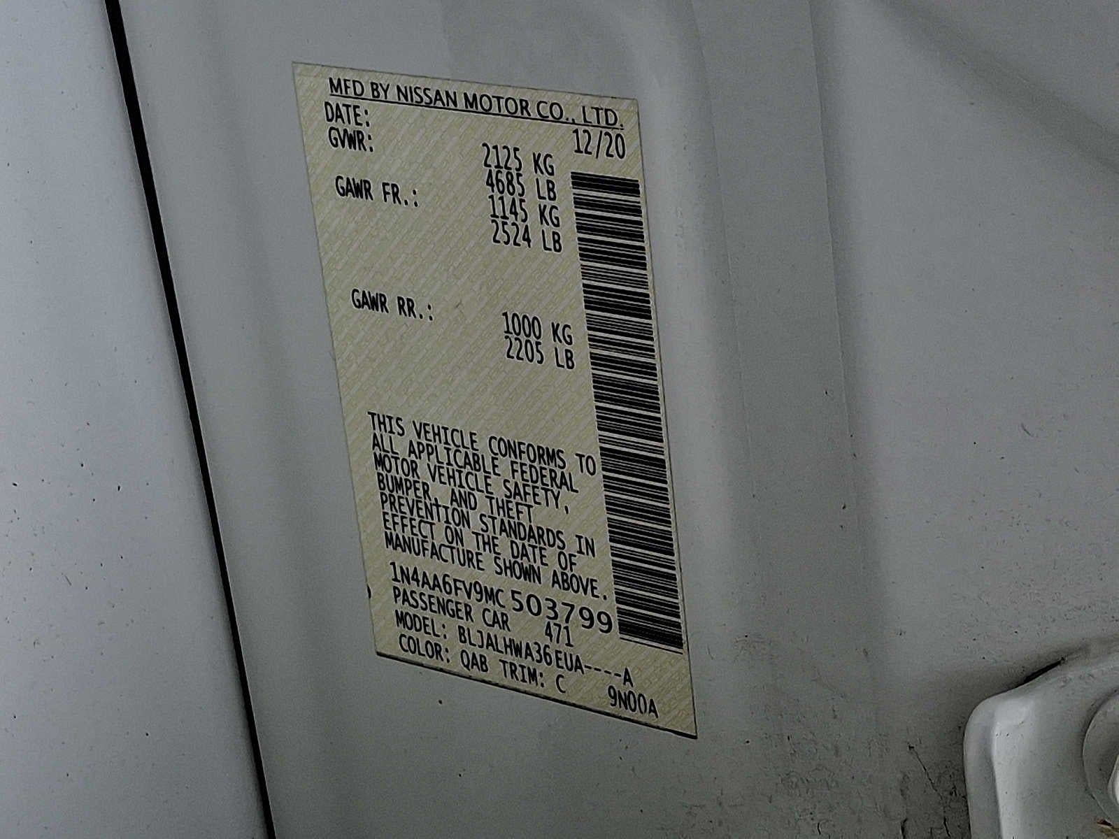 2021 Nissan Maxima Platinum 3.5L