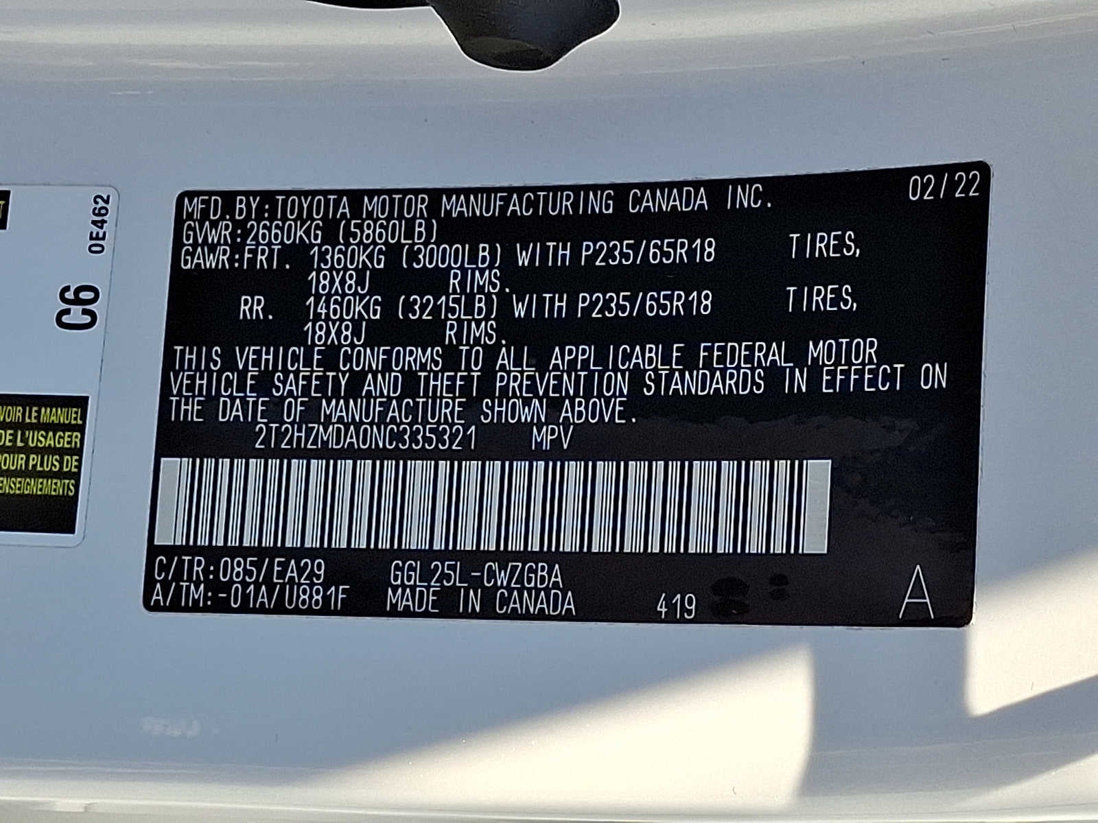 2022 Lexus RX RX 350 AWD