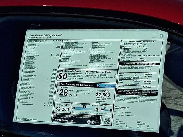 2026 BMW 2 Series 230i xDrive Coupe