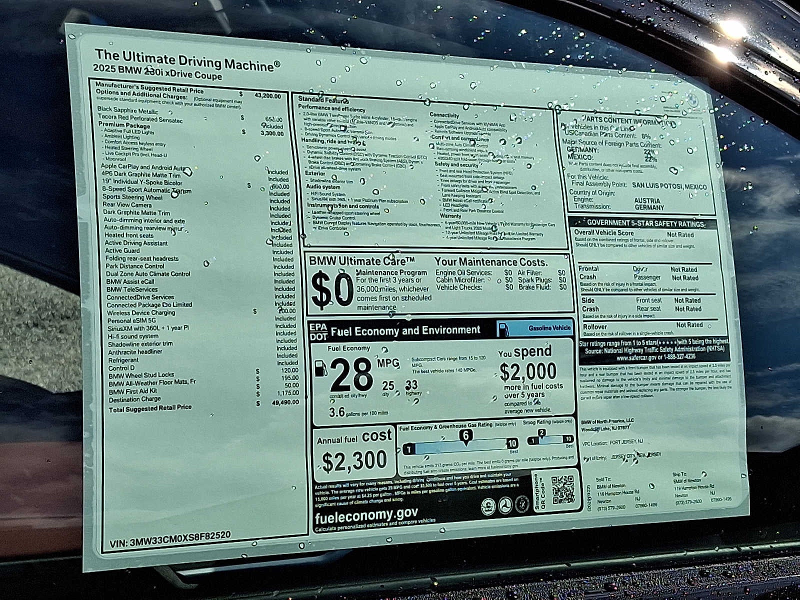 2025 BMW 2 Series 230i xDrive Coupe